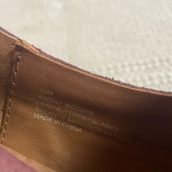 KORK EASE Bailey Leather Loafers in Cranberry Womens size 10